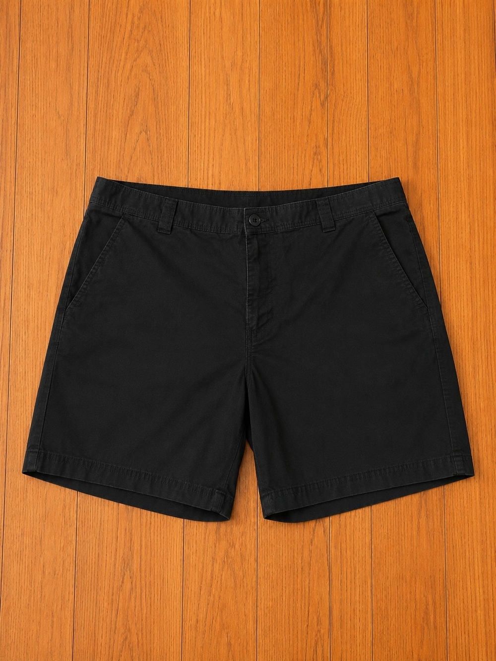 Columbia Mens Shorts 40x8 Black Chino Casual Outdoor Flat Front Shorts